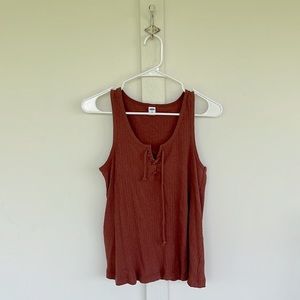 Old Navy rust tank top